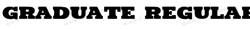 Graduate Regular字体转换